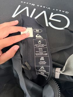 Quiksilver Black Wetsuit Size Medium