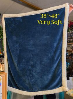 Blue Sherpa Blanket