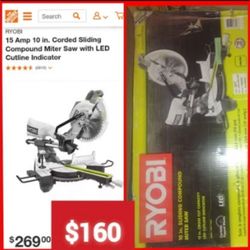Ryobi Sliding Miter Saw 