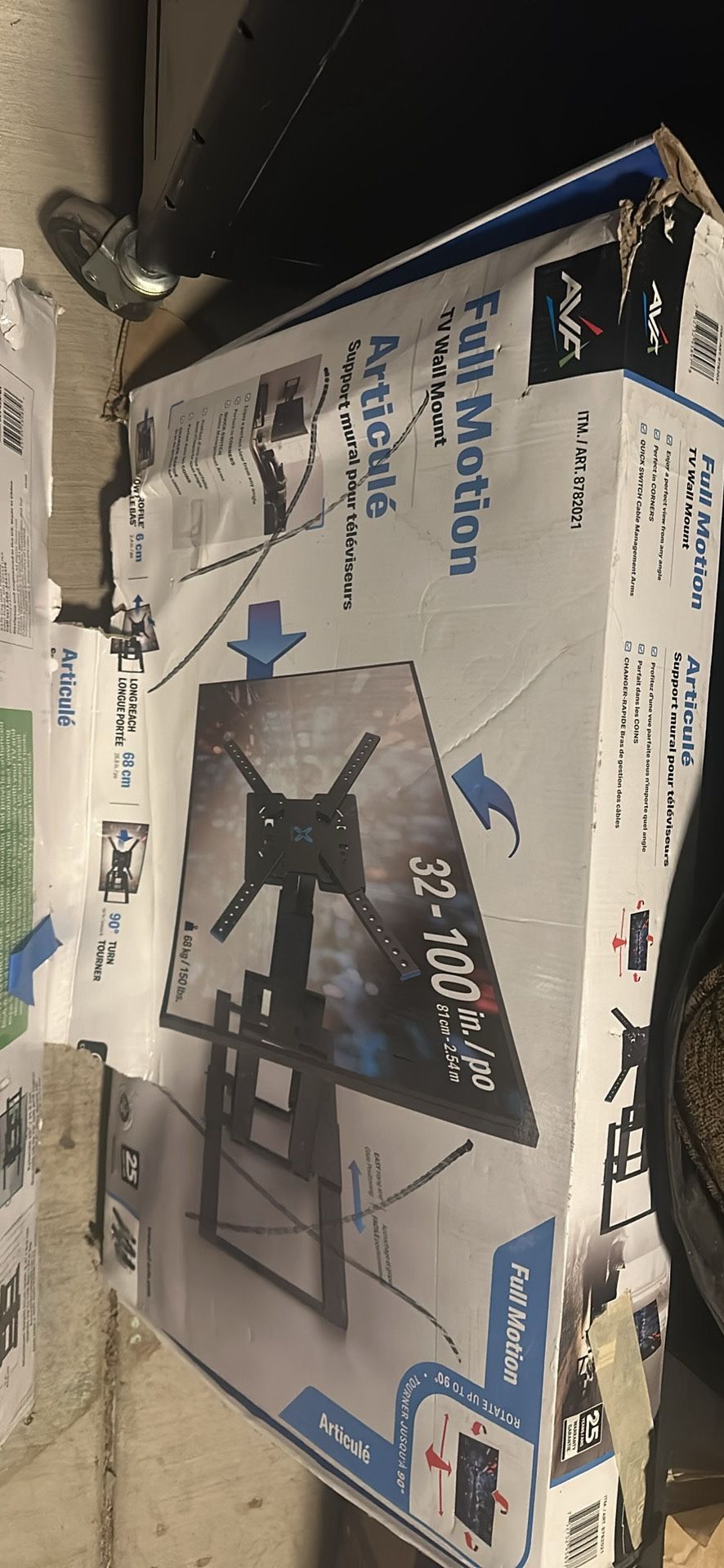 AVF Full Motion Tv Wall Mount NEW