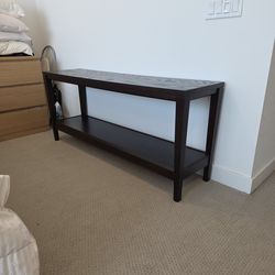 Used Brown TV Console Table (60"x15.5"x25.5")