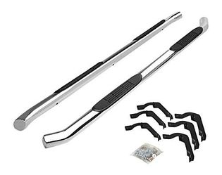 LA Zona Auto Parts 2007 to 2018 Chevy Silverado Extended Cab Chrome Nerf Bar Estribos running boards 3 inches
