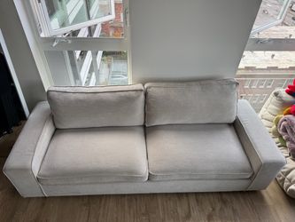 Beige Fabric Sofa