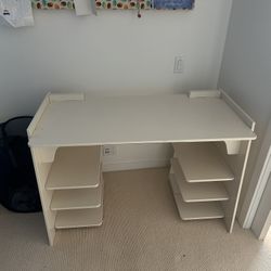 Legare Convertible Craft Desk White