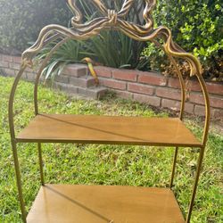 Bow Bronze / Gold Hanging Shelf 