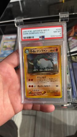 Japanese neo dark donphan-holo Pokémon card