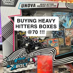 BUYING HEAVY HITTERS BLACK WHITE POKEMON BOXES