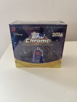 2026 Topps Chrome Disney Sapphire Edition Hobby Box
