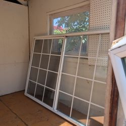 White Vinal Duel Pane Windows 