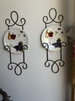 Home Interiors Set De Dos Platos Y Porta Plato’s 