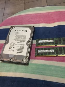 1 TB hardrive 32 GB memory ram 2RX4 PC4