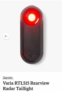 Garmin RTL515 rear light