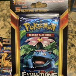 Pokemon Evolutions Booster Packs Plus 5card Bonus  🔥🔥Will Trade For 🏀🏈 Sealed Boxes