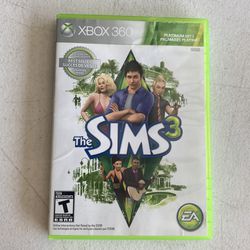 Xbox 360 The Sims 3 Game 