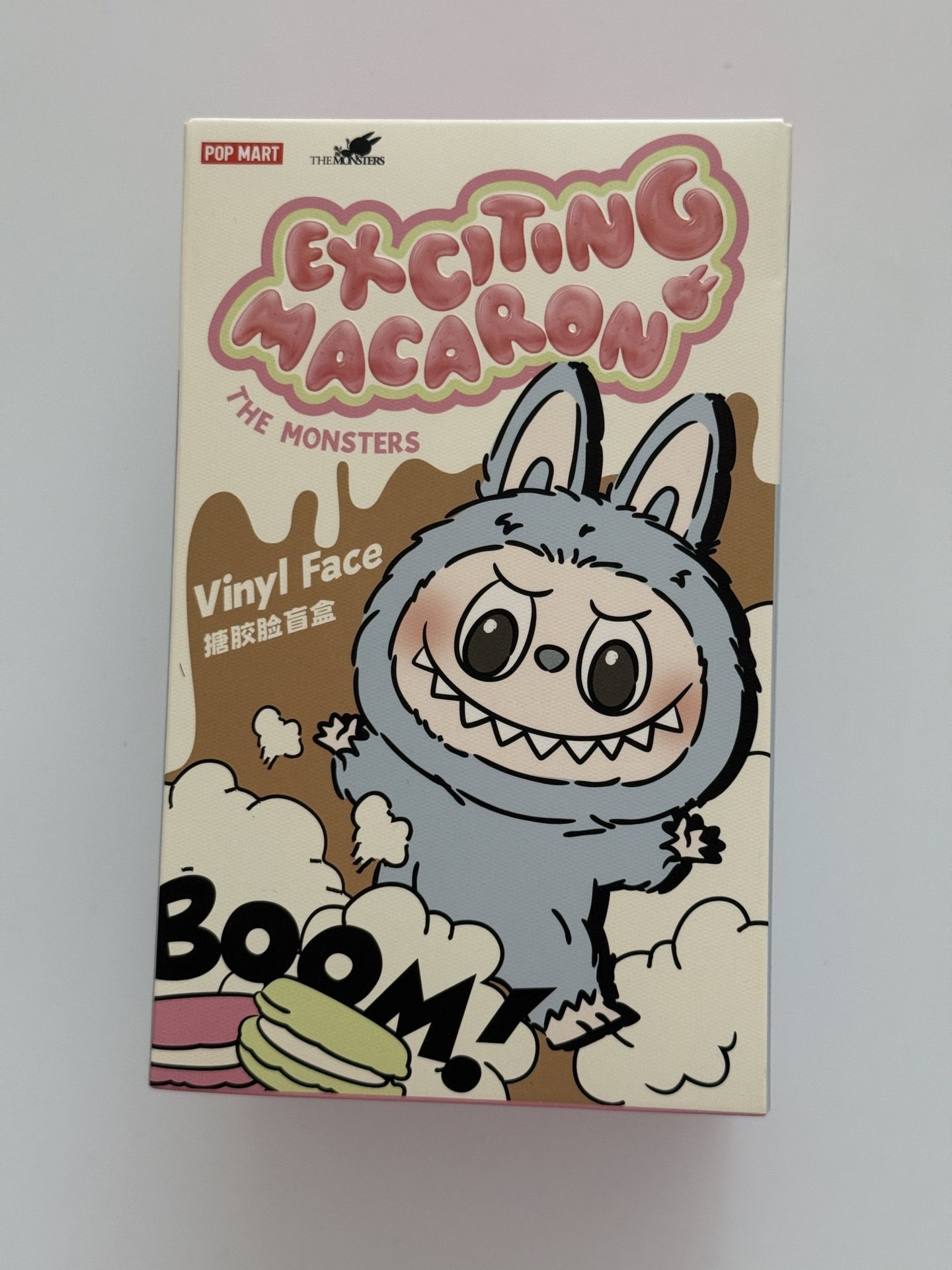 Labubu Exciting Lychee Berry Exciting Macaron The Monsters Vinyl Face Pop Mart Blind Box