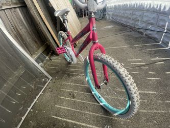 Pink & White Huffy Bike