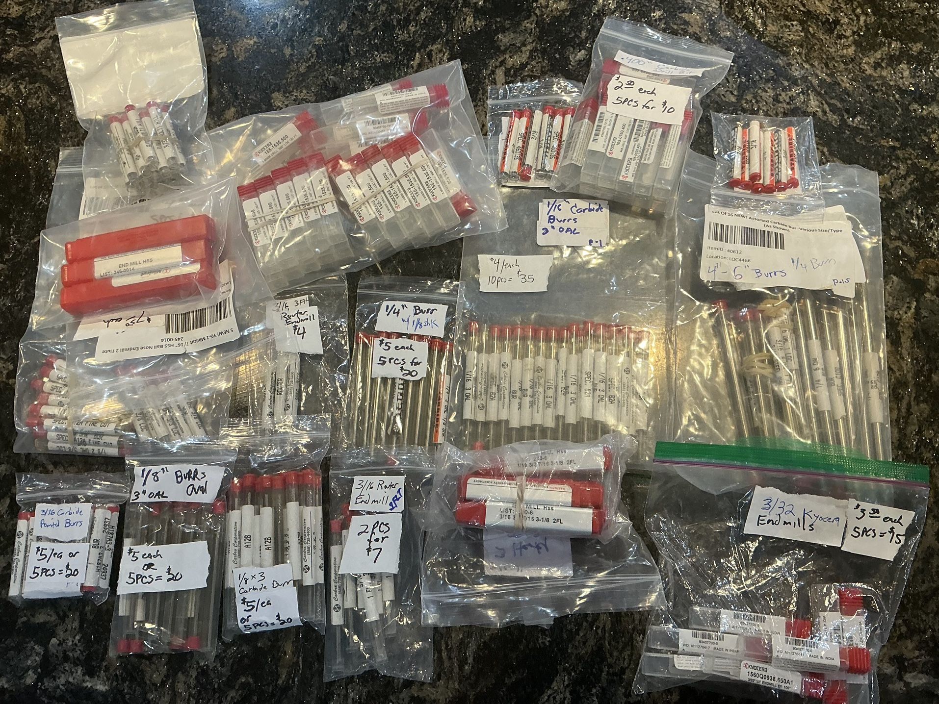 CHEAP USA CARBIDE BURRS AND ENDMILLS….YES IT IS AVAILABLE