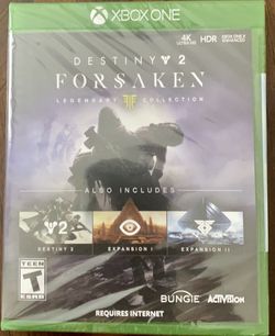 Brand new sealed Destiny 2 Forsaken legendary edition for Xbox one