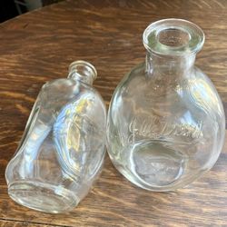 Antique J.W. Dant Bourbon Bottles (2)