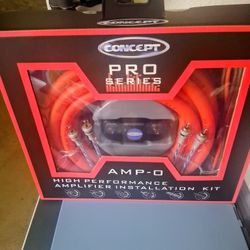 Concept Pro Series 0 Gauge Amp Kit Brand New In The Box 