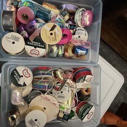 Ribbons, Ribbons,Ribbons For Gifts Or Crafts