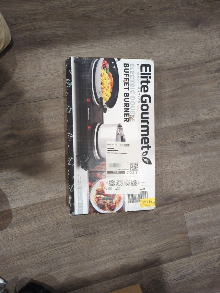 Elite Gourmet Electric Double Buffer Burner