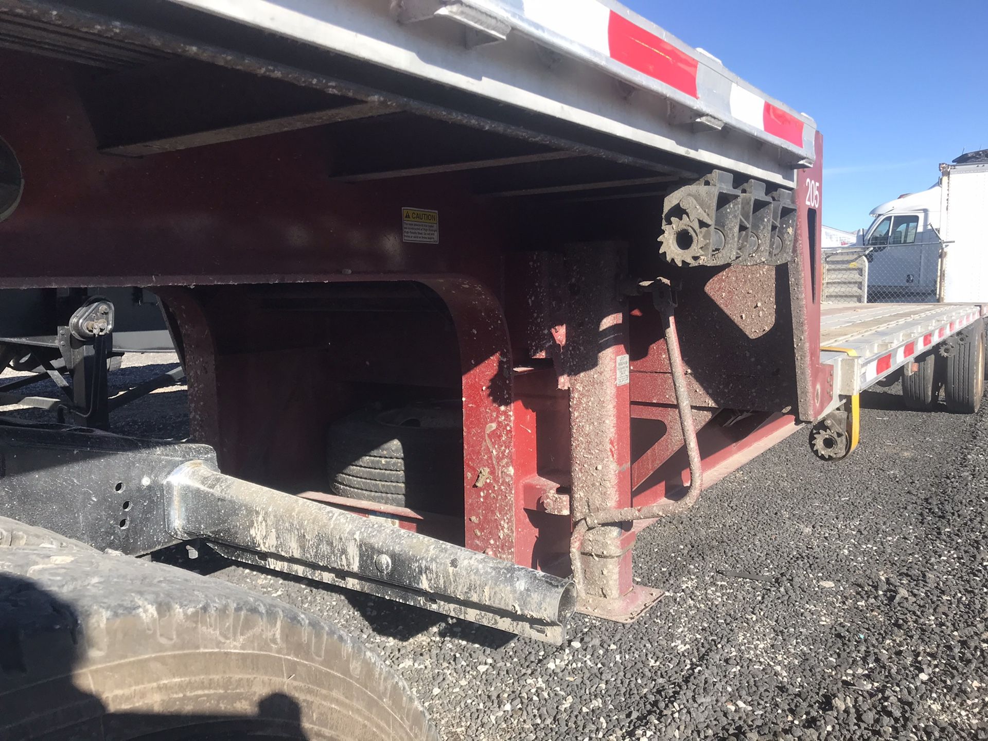 2008 48ft step deck Fontaine, spread axle combo