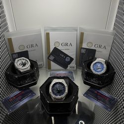 iced out Casio G-Shock moissanite💎