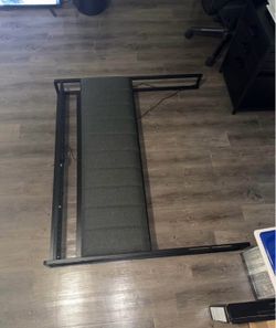 Attachable bed headboard with padding and outlet and led’s