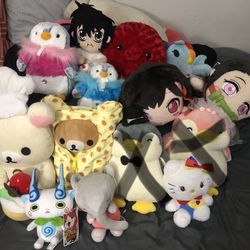 Mixed Anime & Cute Plushies Bundle