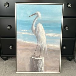 Egret Wall Painting