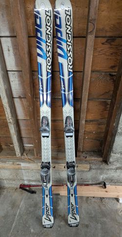 Rossignol Viper downhill skis  with integrated Rossignol bindings