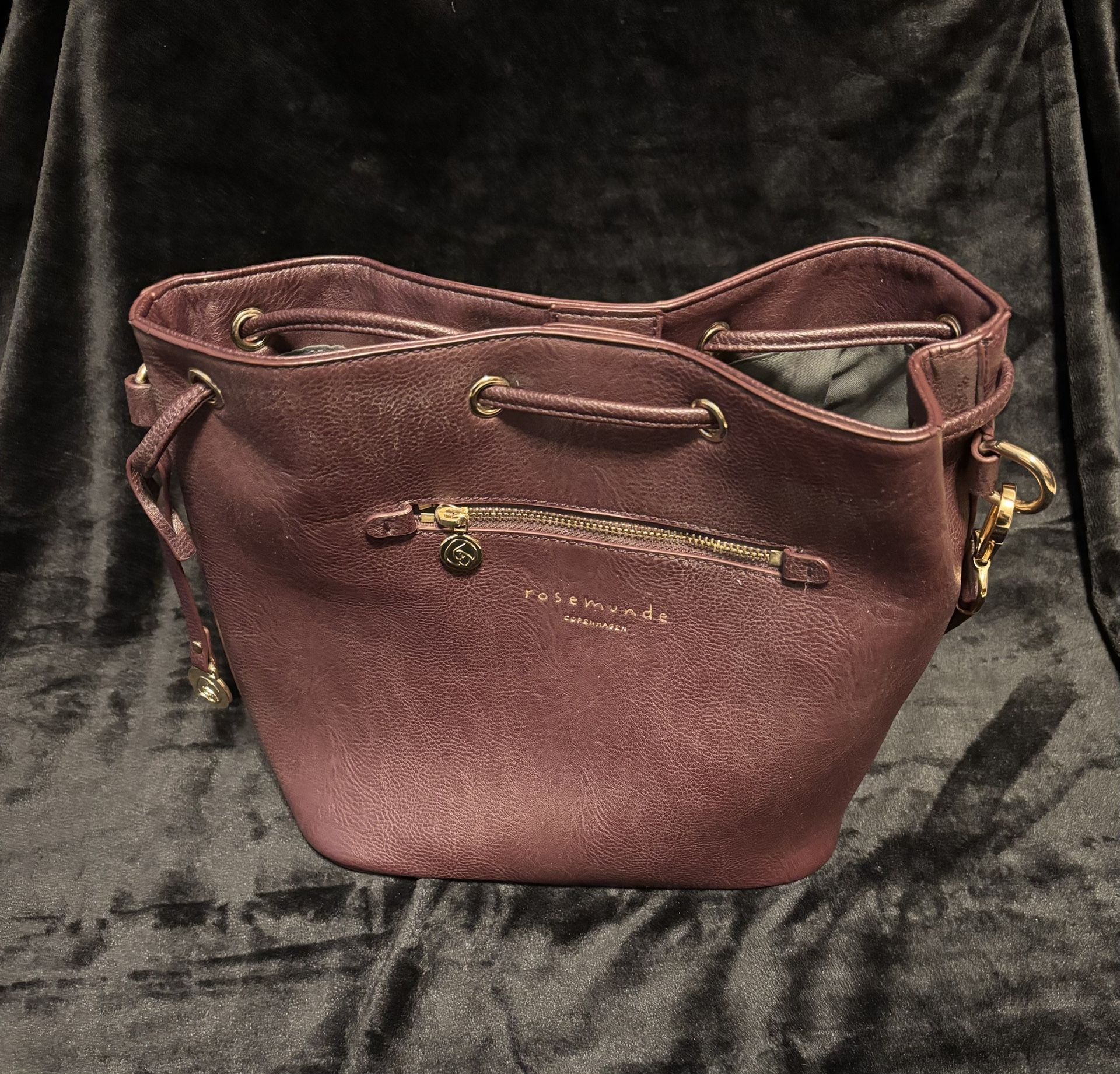 Rosemunde Copenhagen Leather Bucket Bag