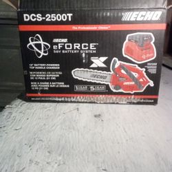 Echo 12" Chainsaw Eforce 56 V (brand New) 