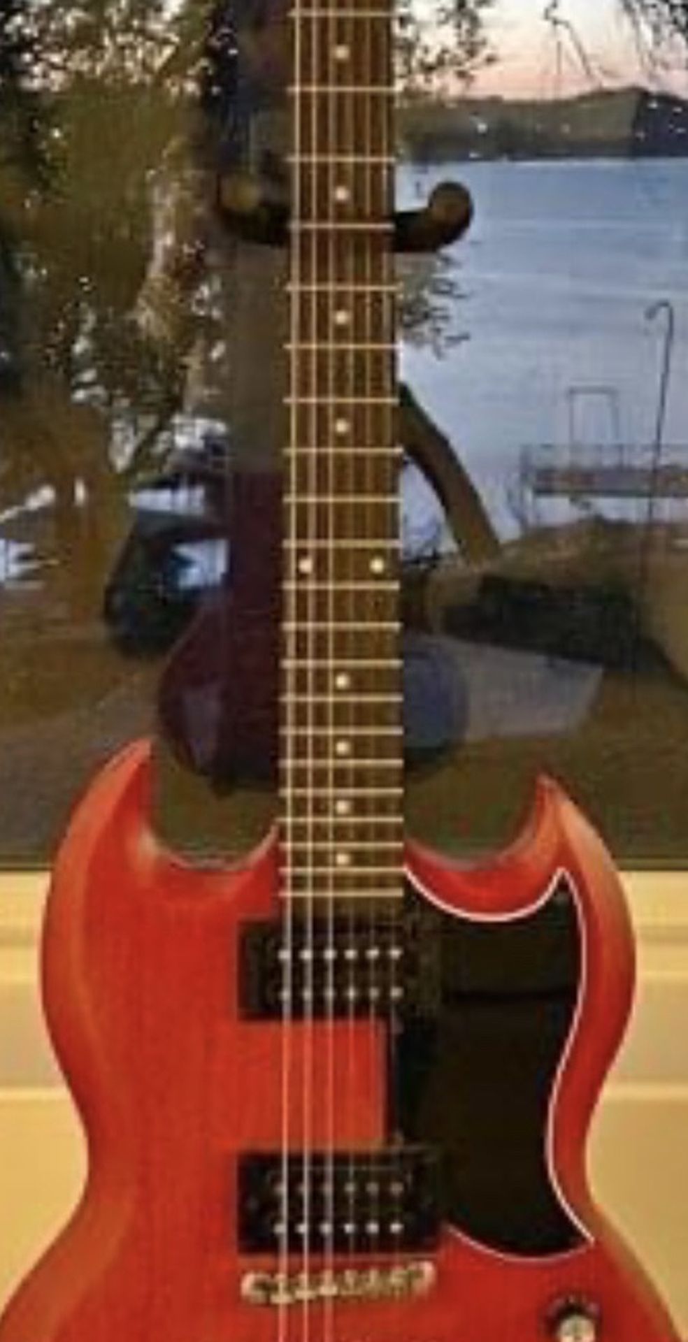 Cherry Red Epiphone SG