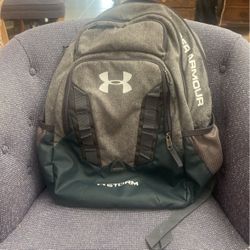 Under Armor Ua Recruit Backpack Rucksack Gray 