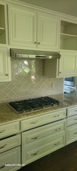 Appliance gas 5 burner and vent hood