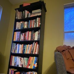 Sturdy Wooden Black Bookcases