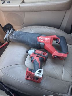 Milwaukee drill and sawzall