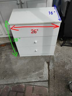 White dresser