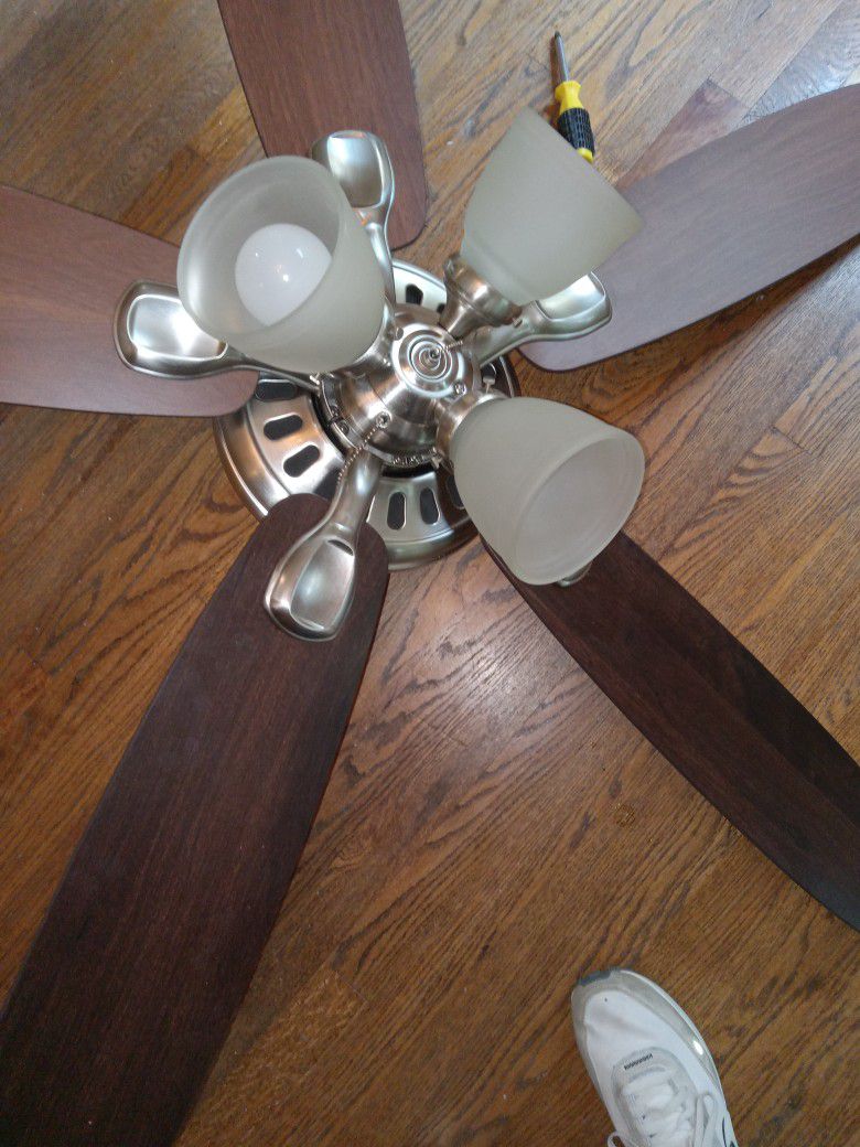 Hunter Ceiling Fan. Rest Room Light 