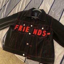VLONE X FRIENDS RARE DENIM JACKET SZ M
