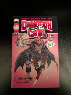 Dungeon Crawler Carl #0 double signed comic book