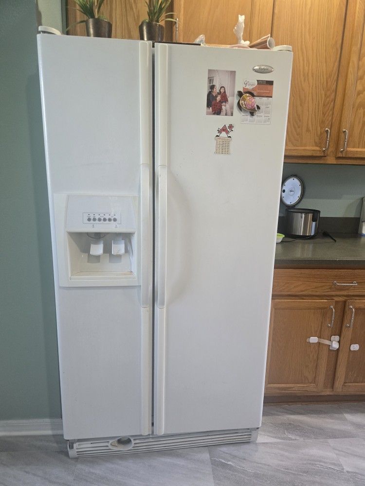 Whirlpool 2 Door Refrigerator.