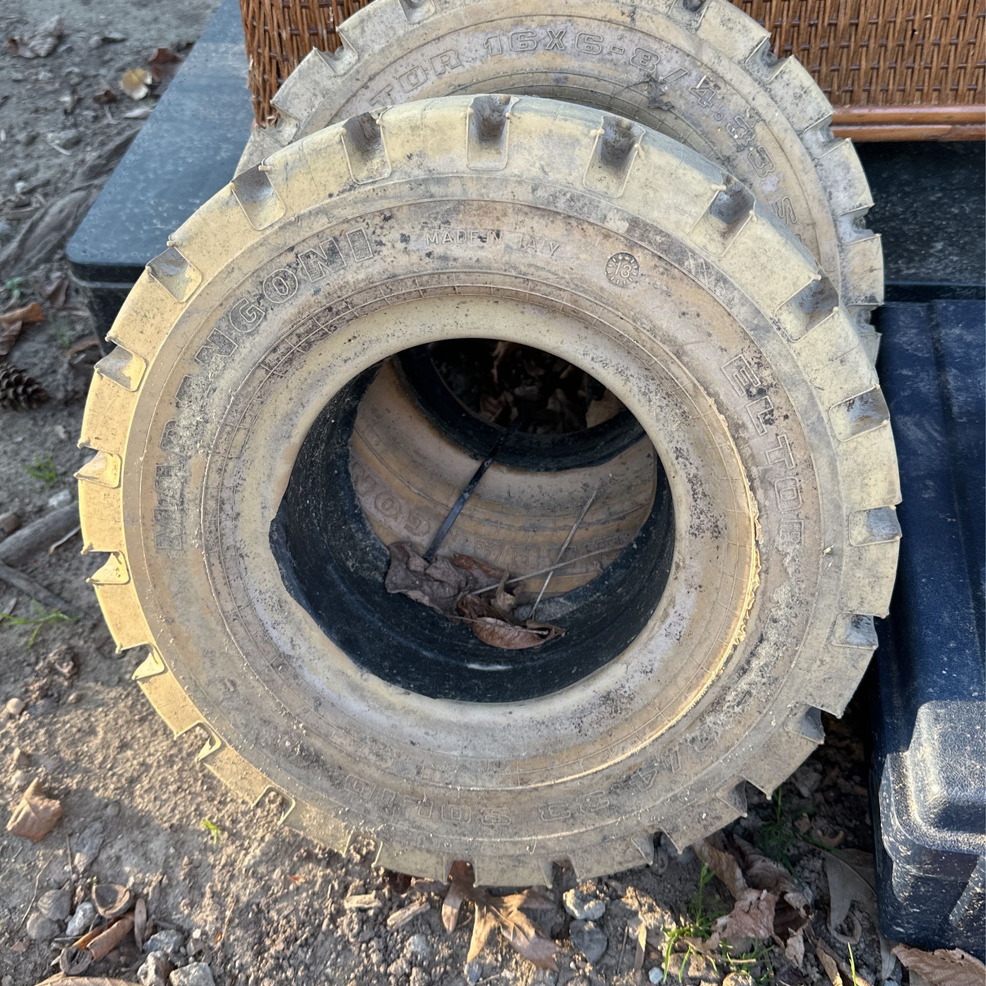 2 New Never Used Forklift Tires 