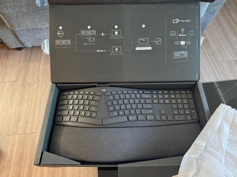 Logitech ERGO tech K860 Box Packed New Keyboard