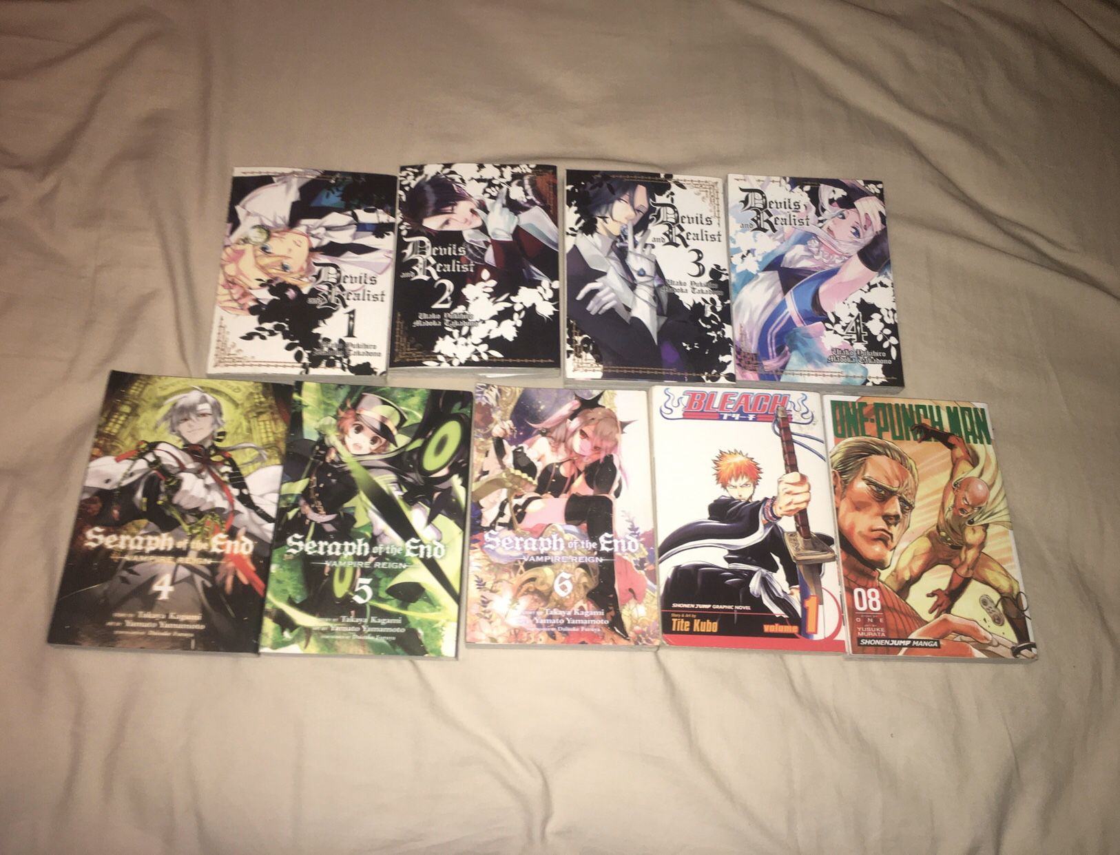 Manga ($4 each) ($25 for all obo)