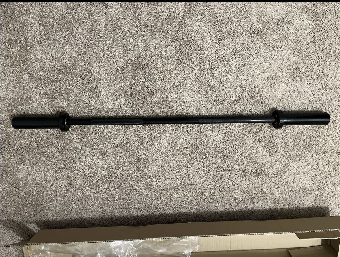 Barbell for Strength Training and Olympic Weightlifting, 2 Inch Bar for Squats, Curls, Deadlifts, Presses, Hip Thrusts