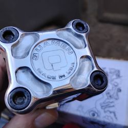 Bicycle, Handle Bar Stem. Quamen Beakertron Made in USA, Full Polish, NOS.