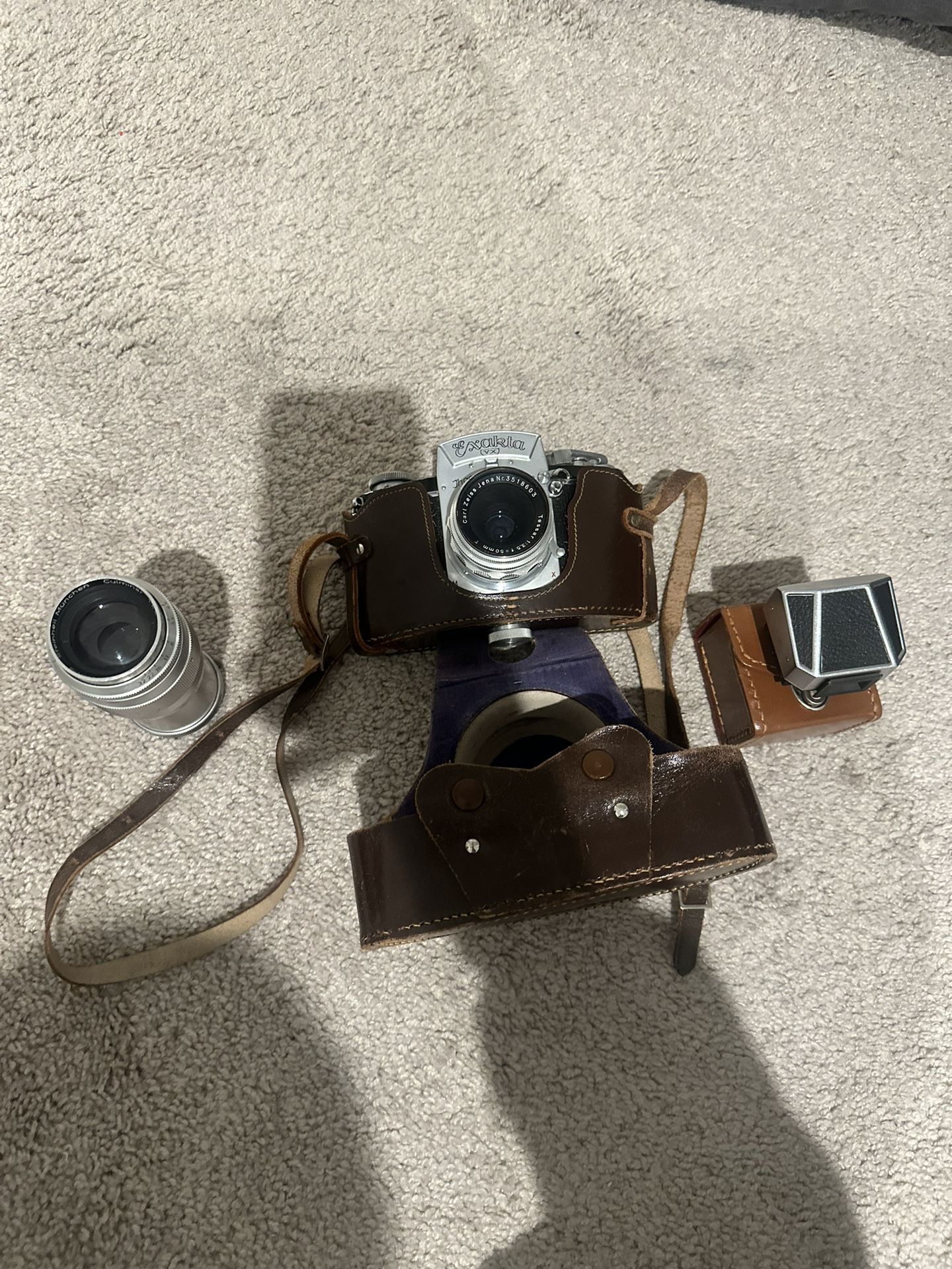 Carl Zeiss Contax Jena Sonnar 50 MM Camera Comes With Lens Bundle